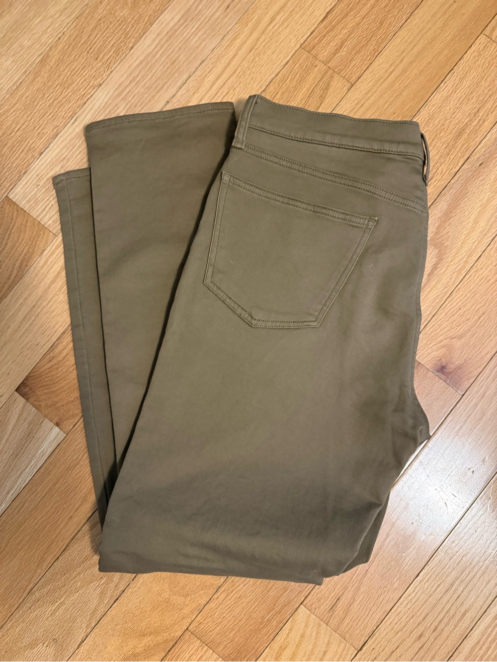 Banana Republic Olive Khaki Slim Trousers